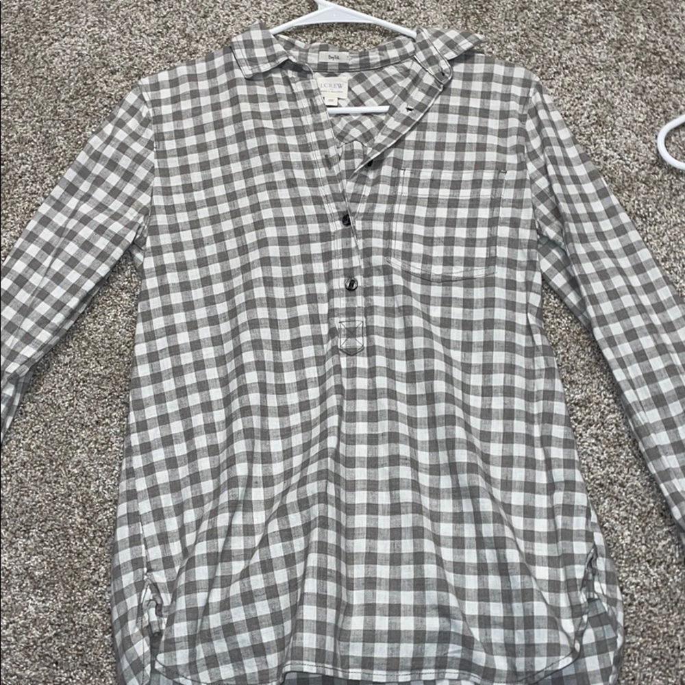 JCREW half FLANNEL